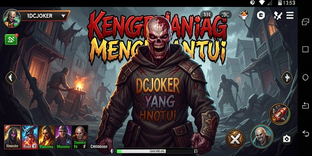 Screenshot gameplay IDCJOKER menampilkan suasana Horror yang mencekam.