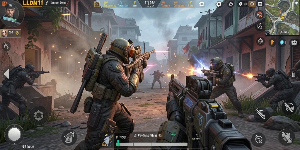 Gameplay intens LDN11 dengan grafik yang menawan.