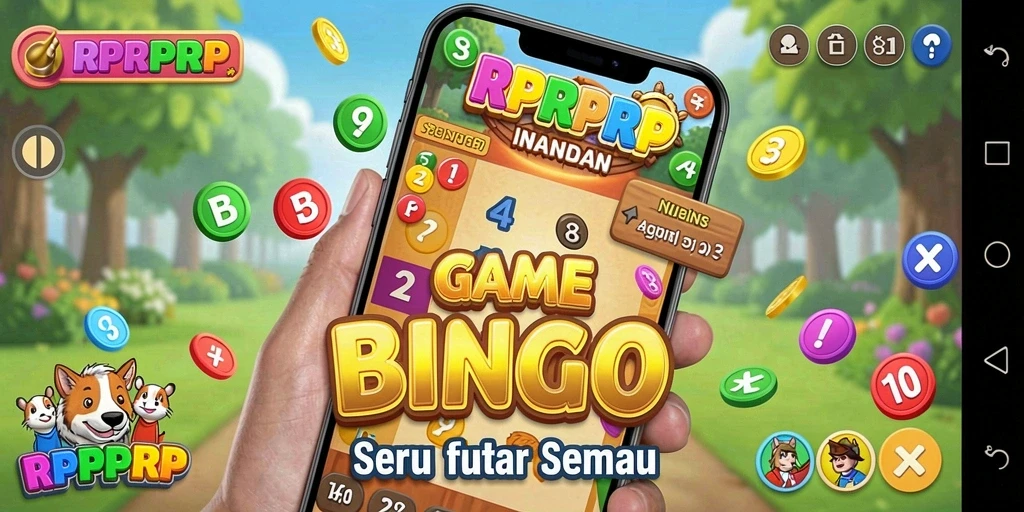 Tampilan seru gameplay Bingo RPRPRP yang menghibur.