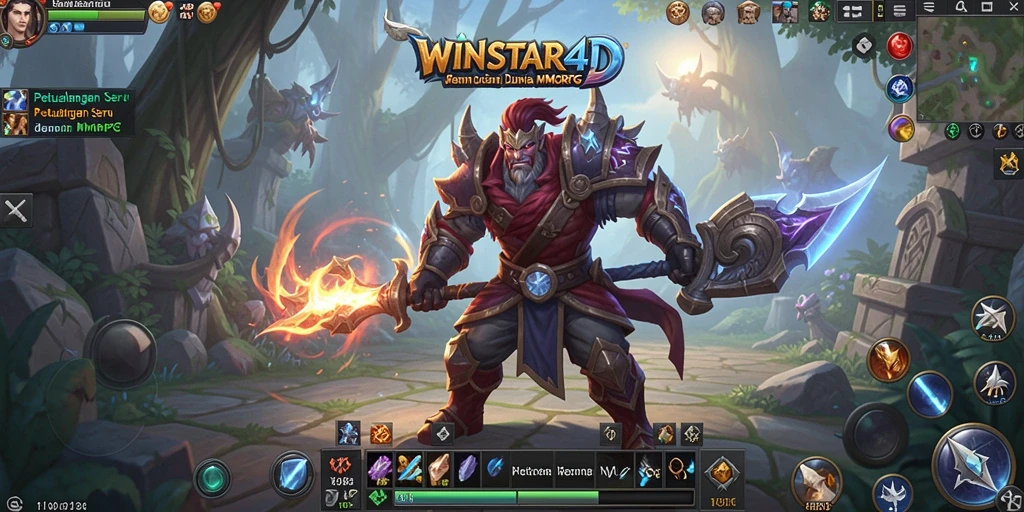 Gameplay menakjubkan dari WINSTAR4D dalam dunia MMORPG.